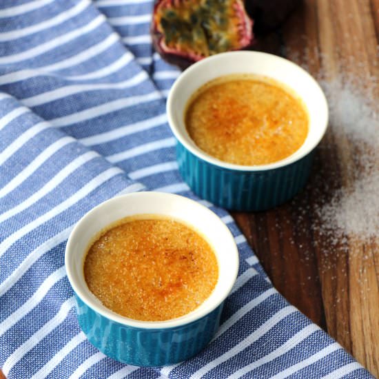 Maracuja Creme Brulee - Recipe photo by transglobalpanparty