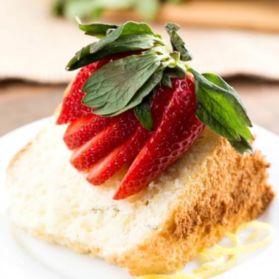 Lemon Basil Chiffon Cake - Recipe photo by ihearteating