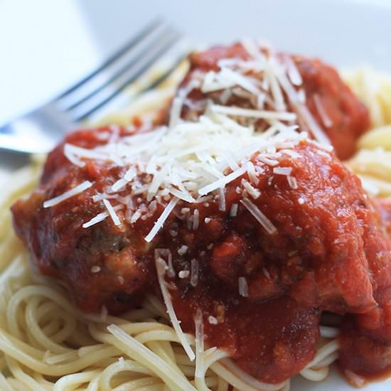 Freezer-Friendly Meatballs & Sauce - Recipe photo by cookingupcottage