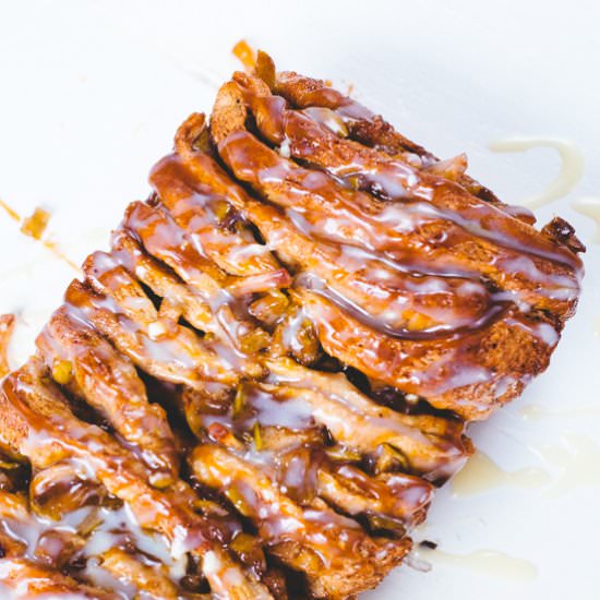 Apple Fritter Pull Apart Bread - Recipe photo by theblondechef