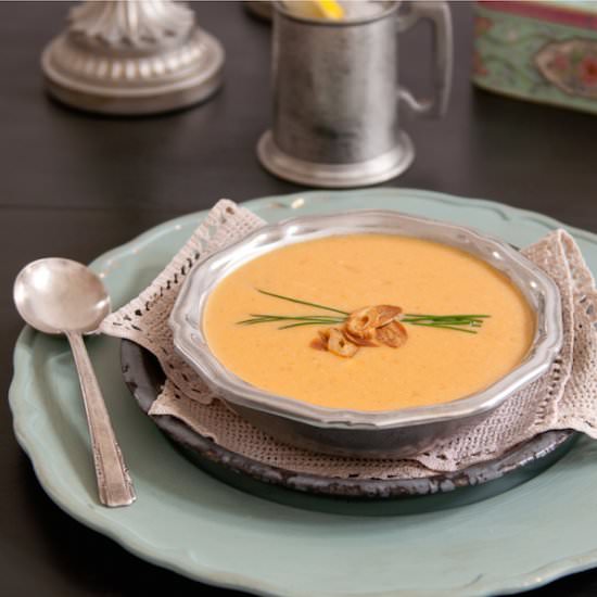 Creamy Butternut Squash Soup - Recipe photo by afavoredlife