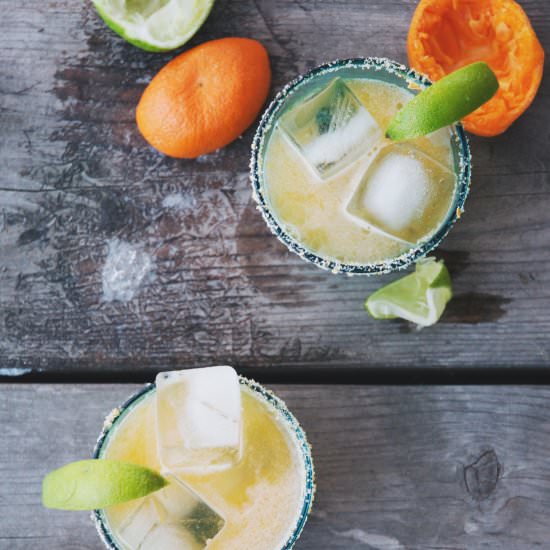 Tangerine Margaritas - Recipe photo by hollyandflora