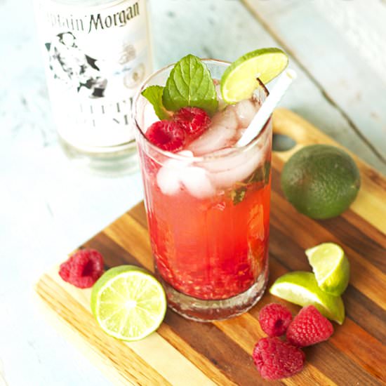 Raspberry Chocolate Mint Mojito - Recipe photo by PinkHeelsPinkTruck