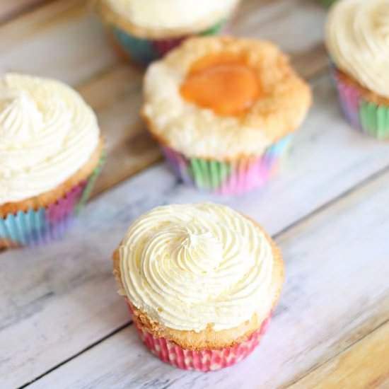 Grapefruit Angel Food Cupcakes - Recipe photo by thegoldlininggirl
