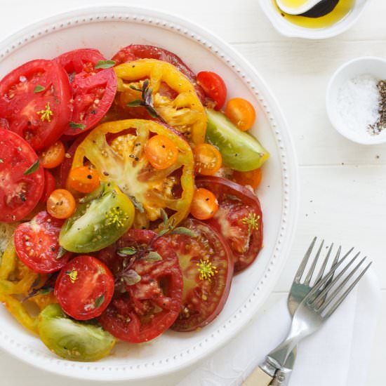 Heirloom Tomatoes - Recipe photo by thegardenercook