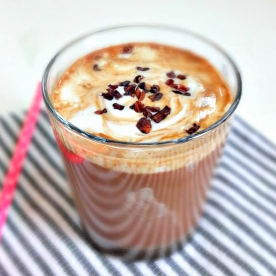 Coconut Cinnamon Hot Chocolate - Recipe photo by TheGlowingFridge