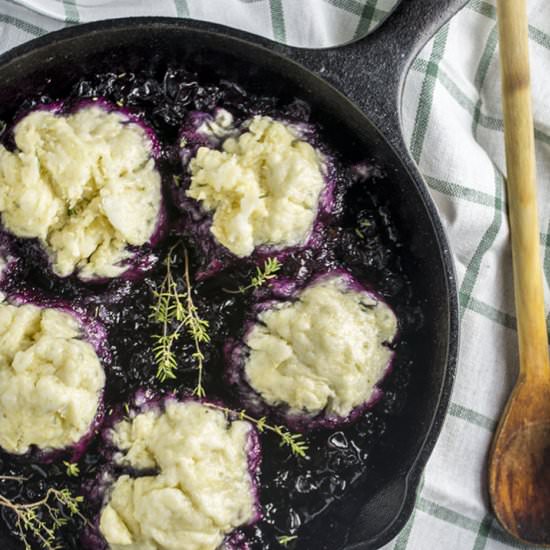 Blueberry Grunt - Recipe photo by portandfin