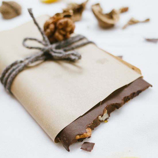 Lemon & Walnut Chocolate - Recipe photo by kittenhood