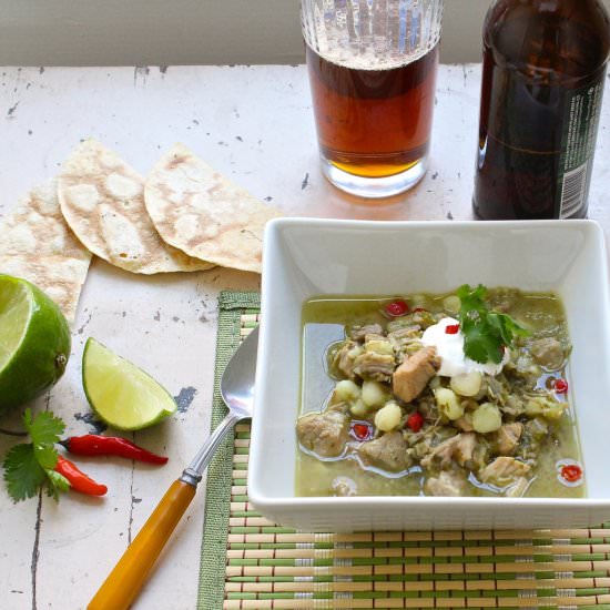 Slow Cooker Pork Pozole - Recipe photo by the good eats co
