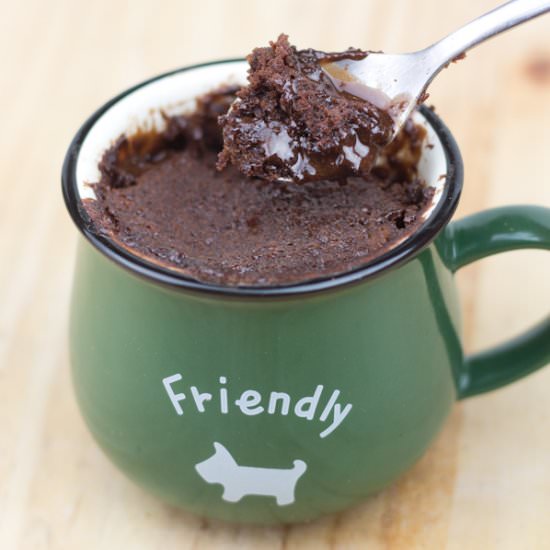 Nutella Mug Cake - Recipe photo by alma_objetivocupcake