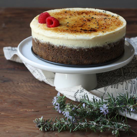 Sesame Cake with Creme Brulee top - Recipe photo by foodfashionparty