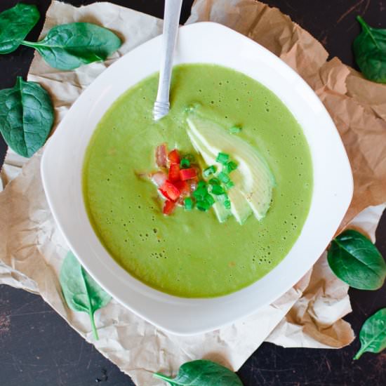 Raw Avocado Lime Soup - Recipe photo by ediblyeducated