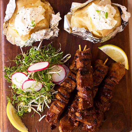 Spicy Rump Skewers - Recipe photo by Aninas Recipes