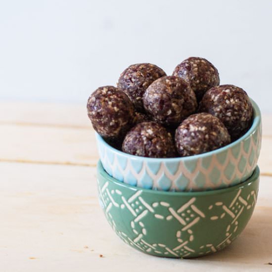 Cherry Pie Energy Bites - Recipe photo by cookienameddesire