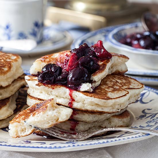 Honey Yeast Blini (Pancakes) - Recipe photo by cooking melangery