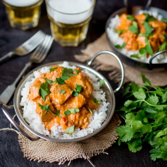 Crock Pot Butter Chicken - Recipe photo by KitchenSanctuary