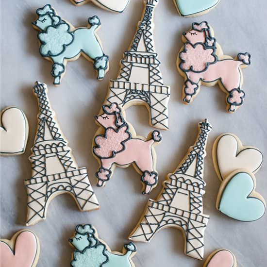 Paris-Themed Decorated Cookies - Recipe photo by bridget350