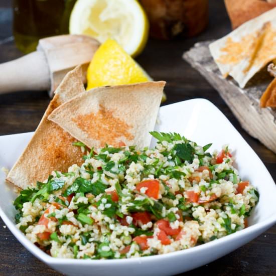 Tabouli Salad - Recipe photo by Home Cooking Adventure