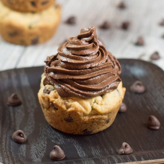 Chocolate Chip Cookie Cups - Recipe photo by Watch Learn Eat