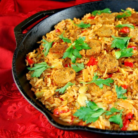Vegetable Paella - Recipe photo by HolyCowVegan