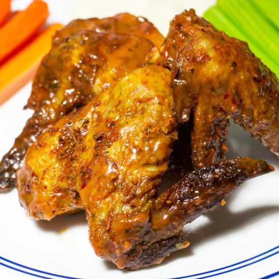 Smoked Chicken Wings - Recipe photo by The Culinary Camper