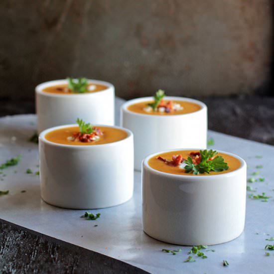 Roasted Butternut Squash Soup - Recipe photo by lifeasastrawberry