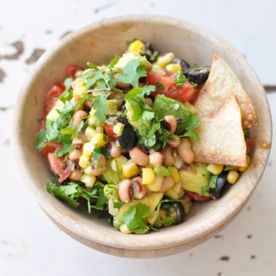 Black-Eyed Pea Salsa - Recipe photo by mypurplespoon