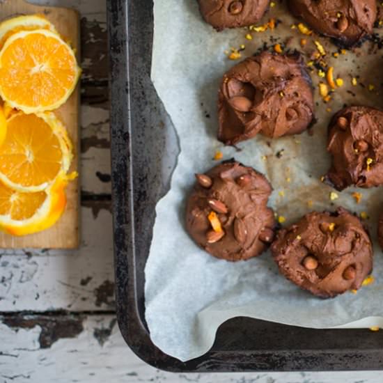 Chocolate, Orange, and Almond Cookie - Recipe photo by Madeleine Shaw
