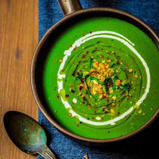 Potato & Spinach Soup - Recipe photo by From the Kitchen of Sara