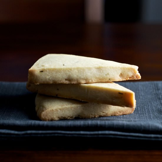 Rosemary Shortbread - Recipe photo by pixelsandcrumbs