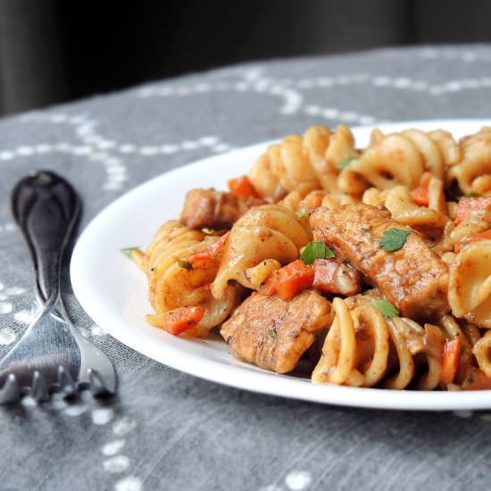 Skillet Balsamic Chicken & Rotini - Recipe photo by Cooking Creation