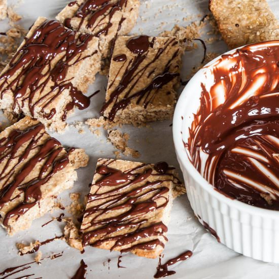 One Bowl Granola Bars w Dark Choc - Recipe photo by OurFamilyEats