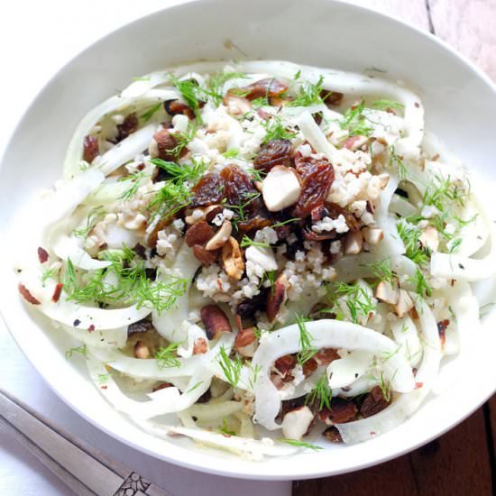 Fennel, Millet and Dried Grape Salad - Recipe photo by breadandolives