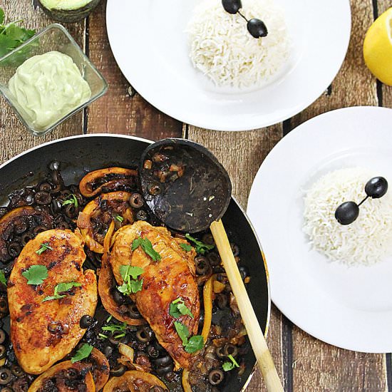 Honey-Lemon Chicken w/ Wasabi - Recipe photo by SavorySpin