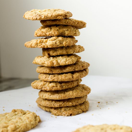 Oatmeal White Chocolate Chip Cookie - Recipe photo by Cupsandspoonfuls