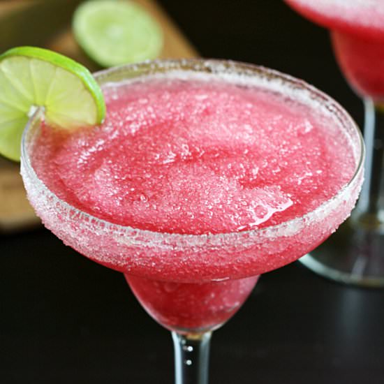Frozen Cranberry Margaritas - Recipe photo by gracegoodeats