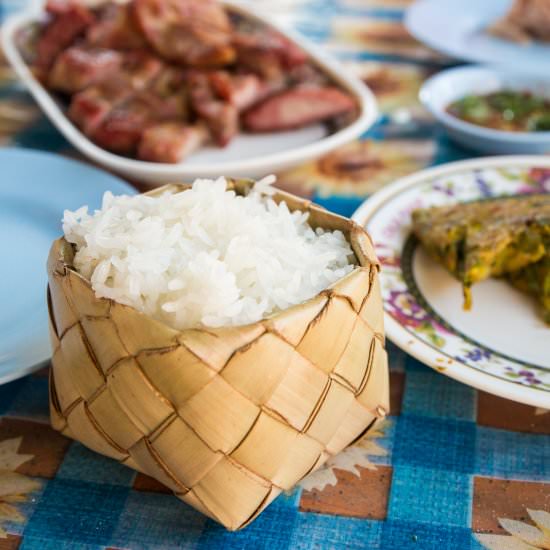 How to Make Thai Sticky Rice - Recipe photo by Mark Wiens