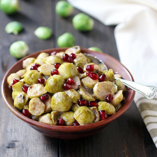 Brussel Sprouts in "Cream" Sauce - Recipe photo by TiasKitchen