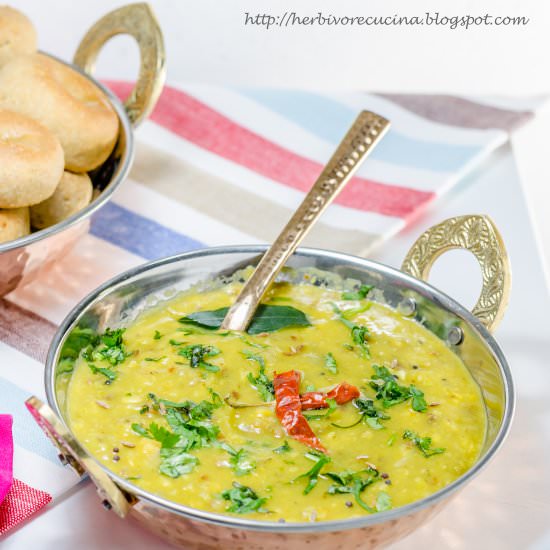 Rajasthani Panchmel Dal - Recipe photo by Herbivore Cucina