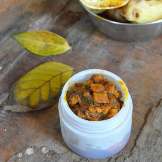 Mango Ginger Pickle - Recipe photo by hariniaravind