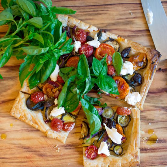 Garden Vegetable Tart - Recipe photo by rhiannonveganmelbourne
