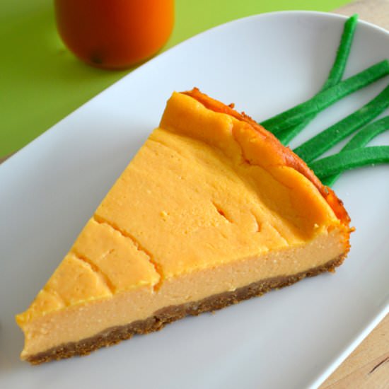 Carrot Flavored Cheesecake - Recipe photo by bakerangel.com