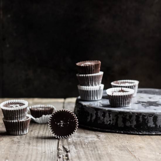 Almond Butter Cups - Recipe photo by thewholebite