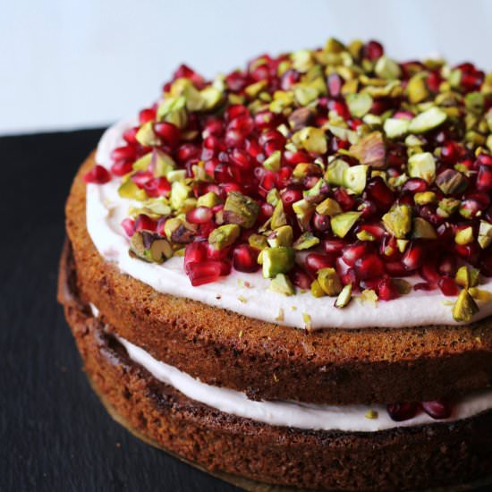Pistachio & Cardamom Cake - Recipe photo by pipnlittleblue