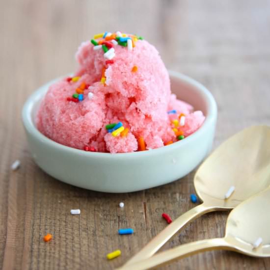 Strawberry Snow Ice Cream - Recipe photo by CoordinatelyYours