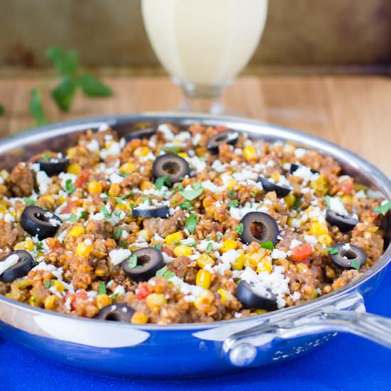 Mexican Skillet with Buckwheat - Recipe photo by culinaryhill