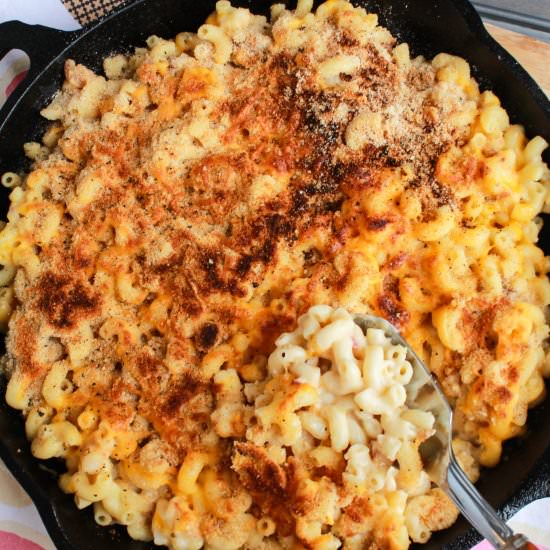 Shrimp, Bacon & Jalapeno Mac - Recipe photo by BigHairandFoodieFare