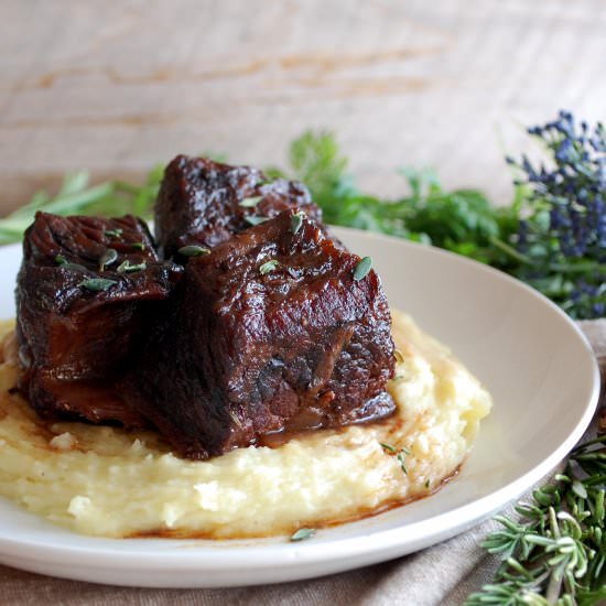 Braised Short Ribs - Recipe photo by The Original Dish