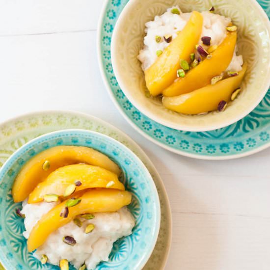 Slow Cooker Coconut Rice Pudding - Recipe photo by The Foodie Corner