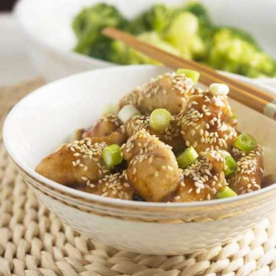 15-minute sticky sesame chicken - Recipe photo by scrummy2610
